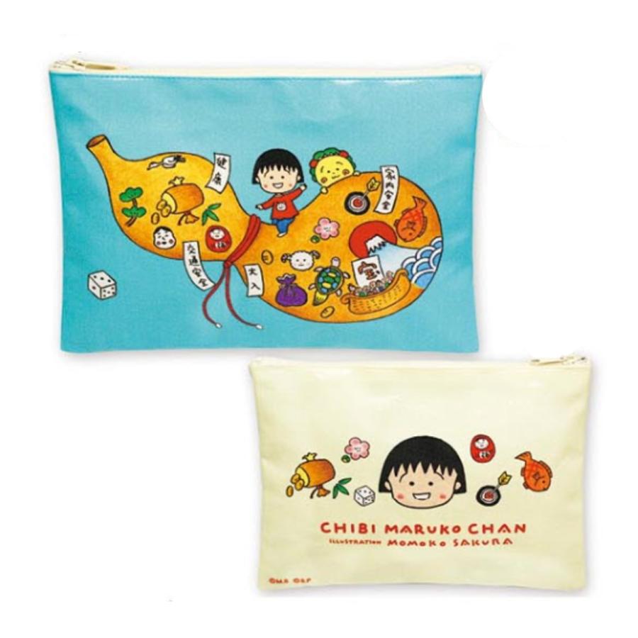 ちびまる子ちゃん ポーチ 福あつめひょうたん Cm Po510 キャラクター グッズ メール便ok トーシンパック 新作からsaleアイテム等お得な商品 満載