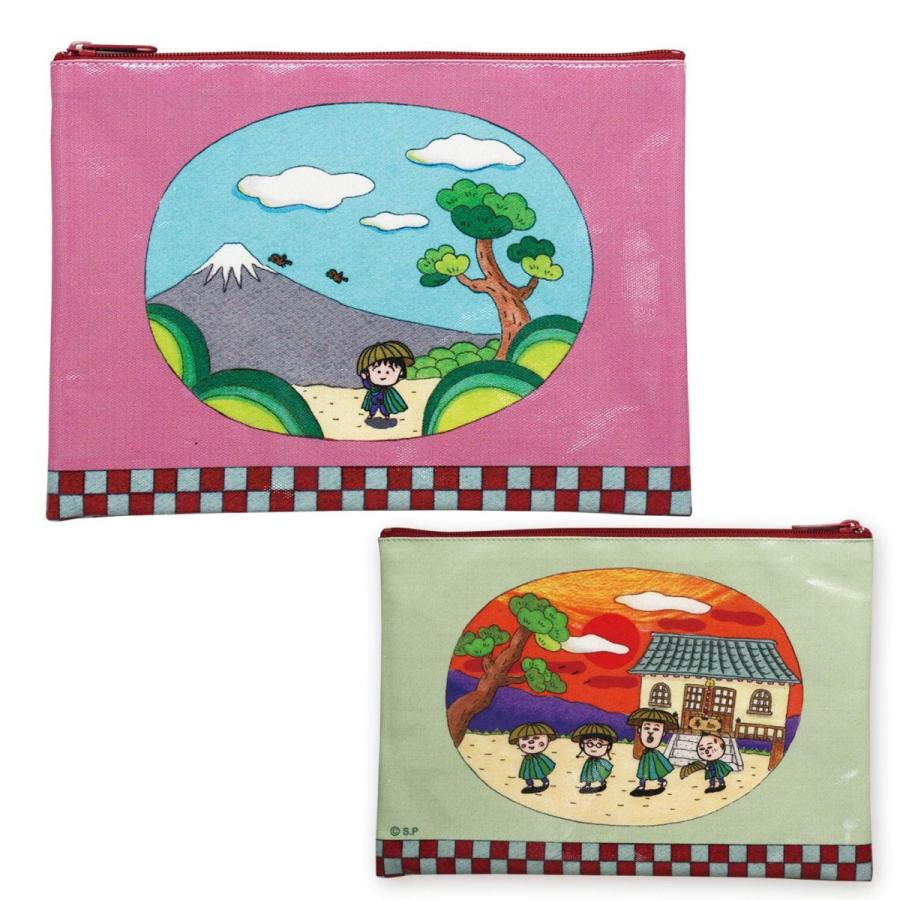 ちびまる子ちゃん ポーチ まる子 三度笠 Cm Po511 キャラクター グッズ メール便ok トーシンパック 激安