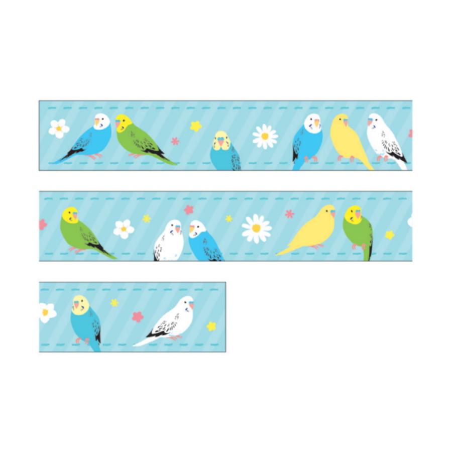 鳥 Pi マスキングテープ セキセイインコ Rb Mt002 キャラクター グッズ メール便ok トーシンパック キャラクター雑貨 Poccl 通販 Yahoo ショッピング