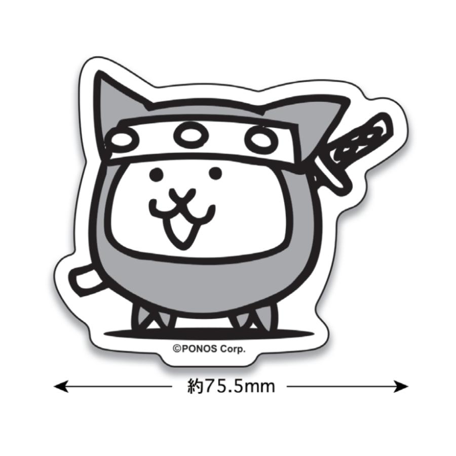 にゃんこ大戦争 ステッカー ネコ忍者 Ni Se003 キャラクター グッズ メール便ok トーシンパック キャラクター雑貨 Poccl 通販 Yahoo ショッピング