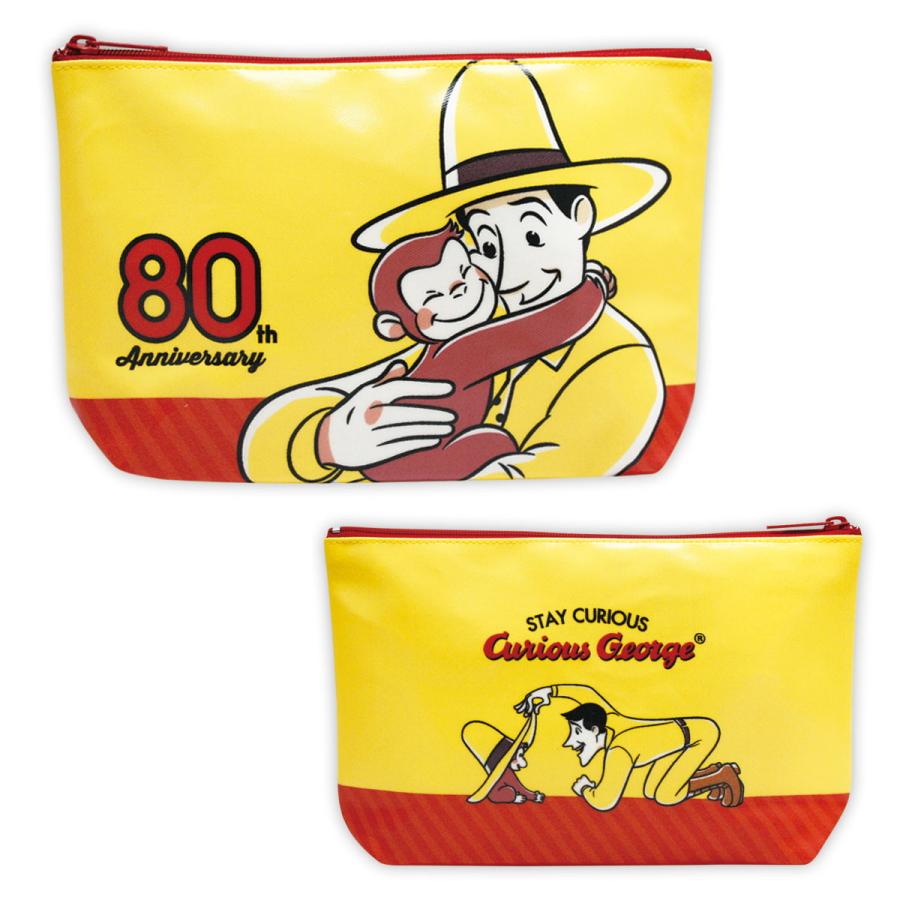 おさるのジョージ ポーチ 80th ジョージ テッド Curious George Cg Po801 キャラクター グッズ メール便ok キャラクター雑貨 Poccl 通販 Yahoo ショッピング
