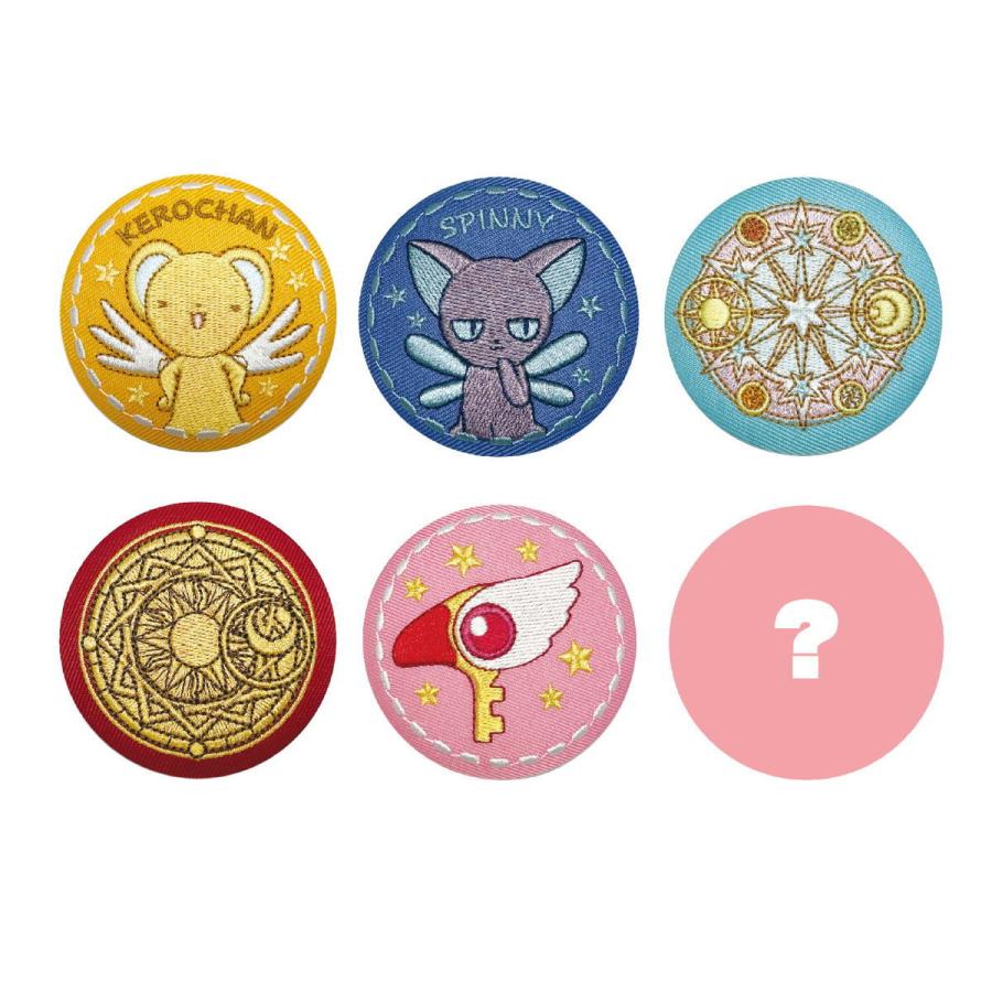 カードキャプターさくら トレーディング刺繍缶バッジ（カード