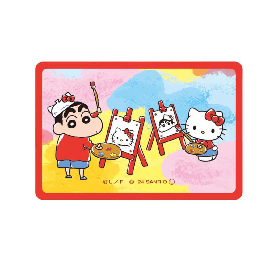 クレヨンしんちゃん ステッカー(しんちゃん/ハローキティ クレヨンしんちゃん ステッカー(しんちゃん/ハローキティ