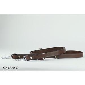 送料無料 犬用リード 犬用2頭引きリード 本格ブルレザー使用革犬具 VIP GA18/200 75142958 8010690045757 革 レザー 本革 犬