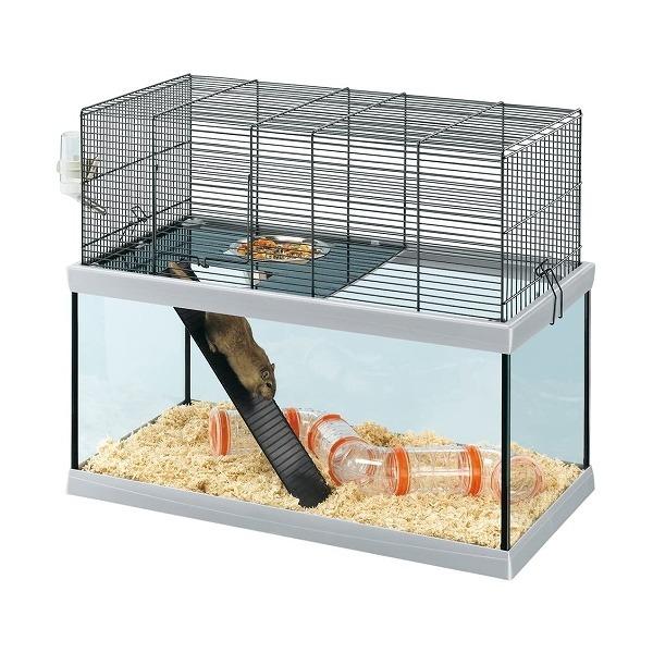 サイズは横60縦36奥行き29cm 大きいケージ ハムスターお迎えセット