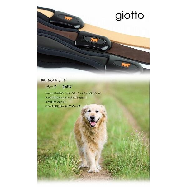 イタリアferplast社製 本革 犬具 GIOTTO ジオット GM25 60 ナチュラル ショート リード 短引き 犬 散歩用品 犬用 中型犬  大型犬 通販