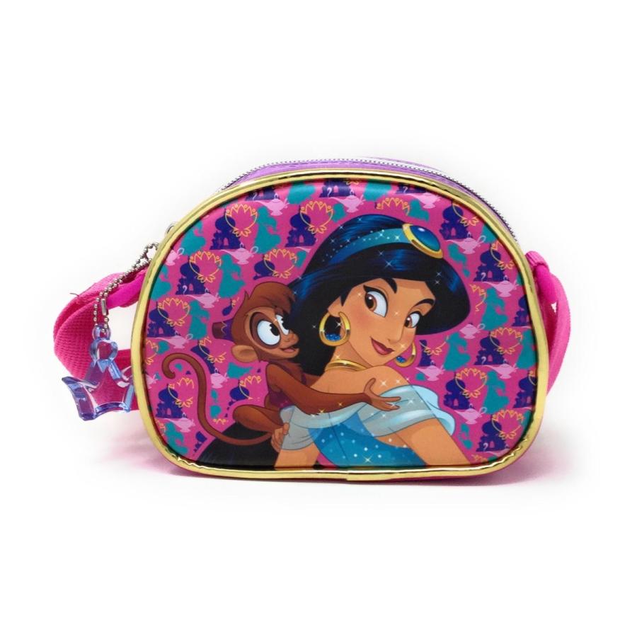 ディズニープリンセス ジャスミン 半月型ショルダーバッグ アブー一緒 キャラクター グッズ メール便ok キャラクター雑貨 Poccl 通販 Yahoo ショッピング