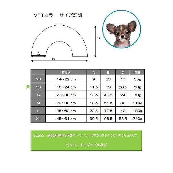 送料無料 犬用エリザベスカラー ベットカラー VETカラー（SS） VC-1 エリザベスカラー 傷なめ防止 |  | 02