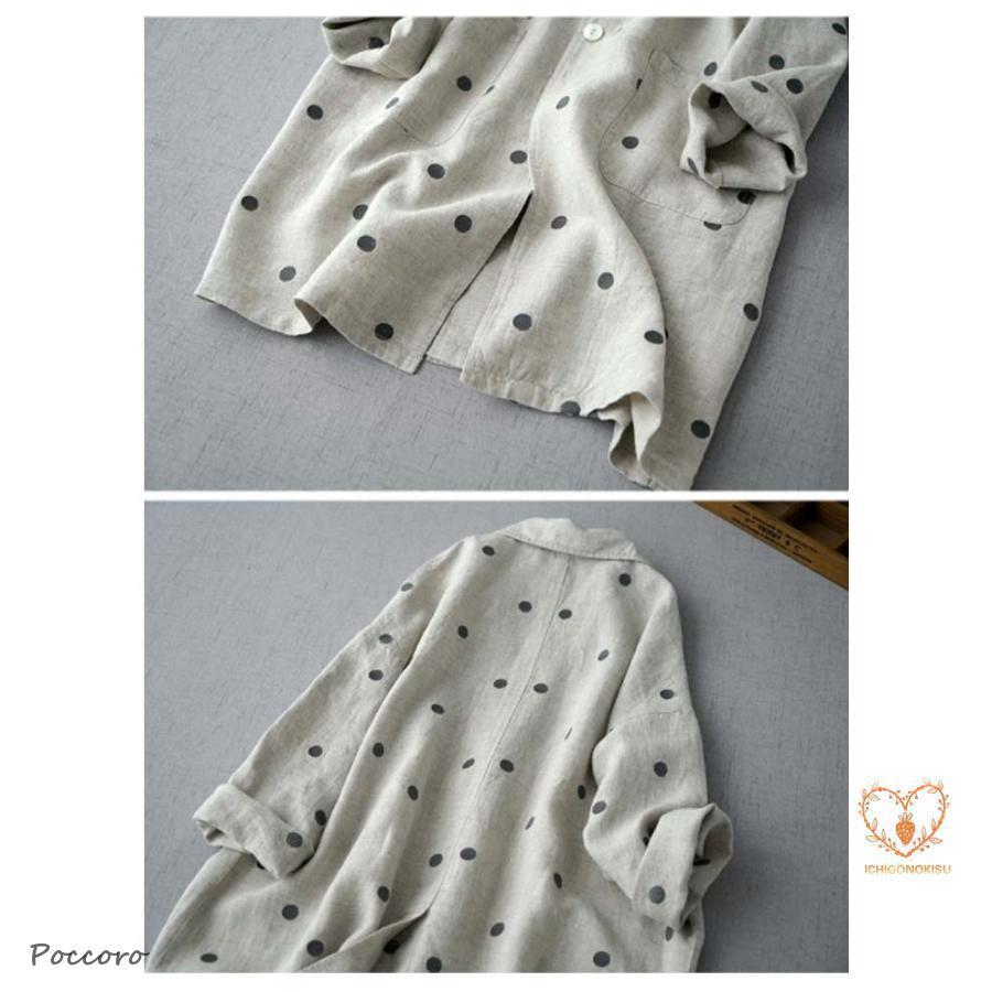 テーラードジャケット レディース リネンコットン スーツ