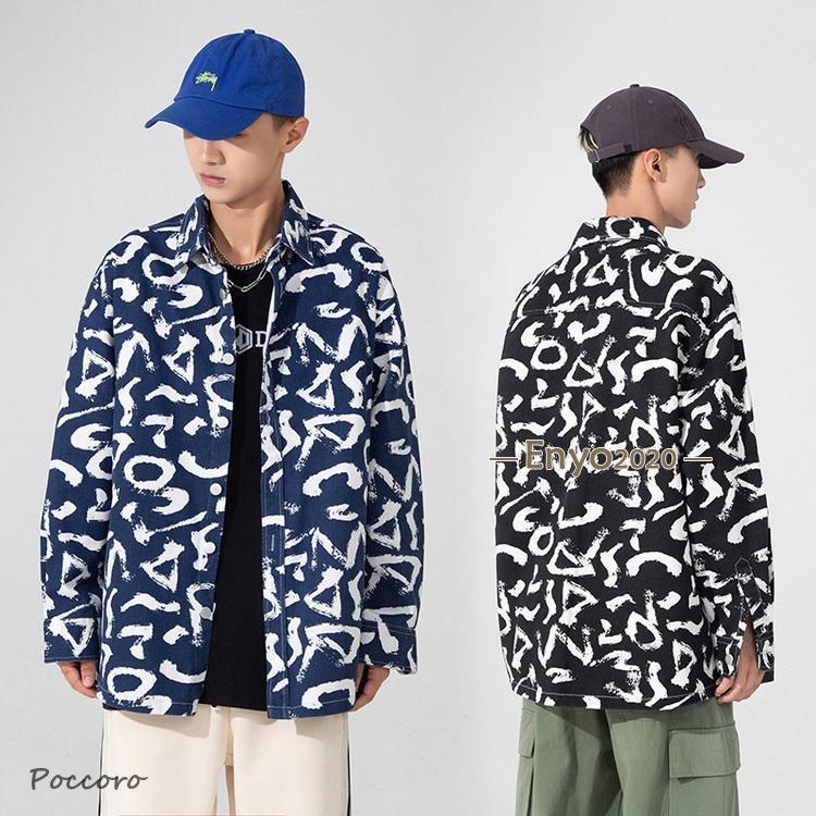 コーチジャケット メンズ 総柄 大きいサイズ ライトアウター ジャケット 秋服 秋物 20代 30代 40代 コーチジャケット メンズ 総柄 大きいサイズ ライトアウター