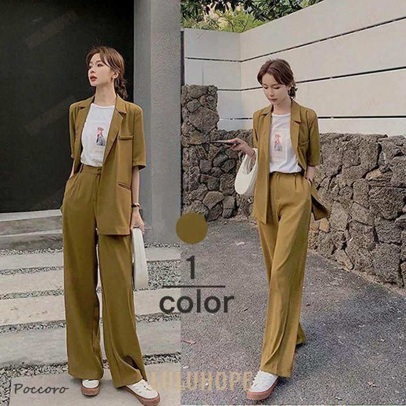 セットアップ レディース 秋 冬 40代 50代 パンツスーツ 夏 おしゃれ 2