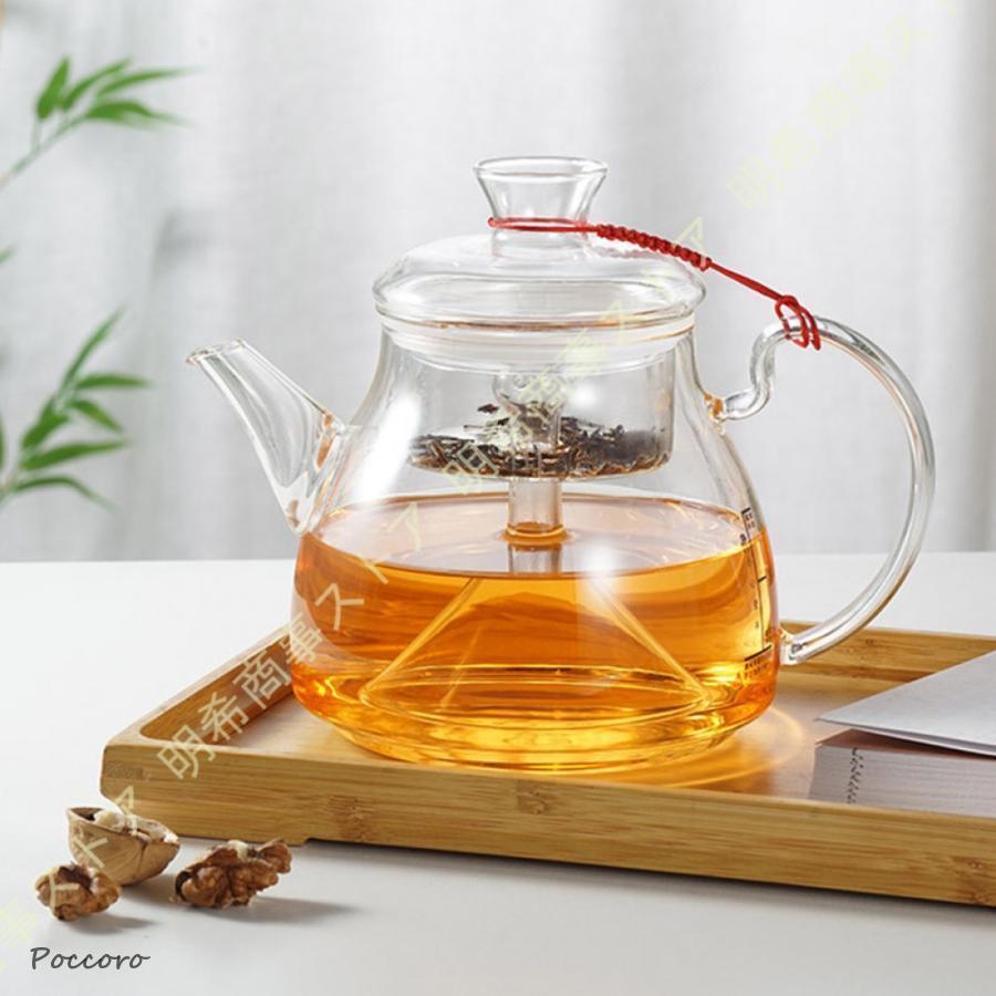 耐熱ガラス 急須 耐熱 大容量 紅茶 お茶 ガラスポット 食洗機対応 花茶