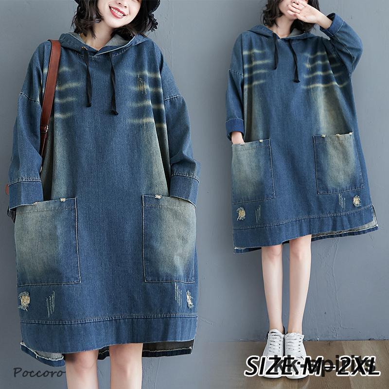 チュニックワンピース 50代 40代 秋冬 デニム ワンピース ミニ 秋 冬