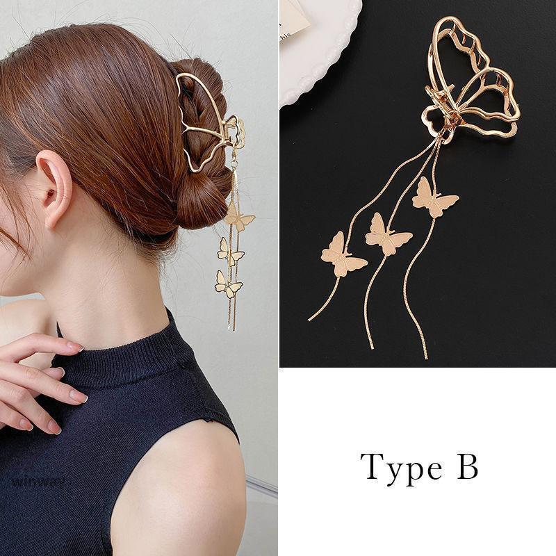 ヘアクリップ 大きめ バンスクリップ ヘアアクセサリー バレッタ 髪