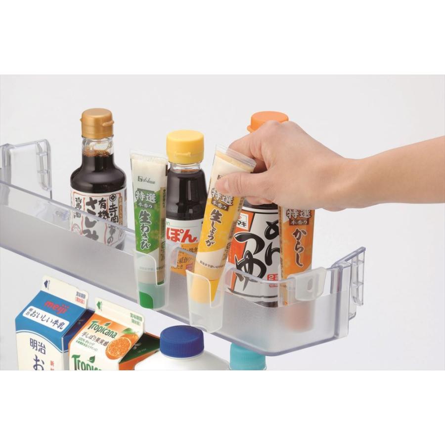 イノマタ化学 薬味チューブホルダー3P CL 4905596035909 冷蔵庫収納