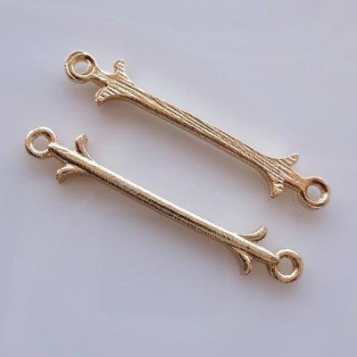 アクセサリーパーツ 金属パーツ デザインバーコネクターロング 10個
