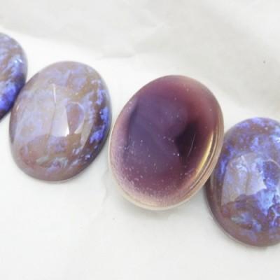 ハンドメイド材料 カボション ドラゴンブレス 高品質 タンザナイトオパール 25x18mm 1個 649 ハンドメイド材料の専門店 Poche 通販 Yahoo ショッピング