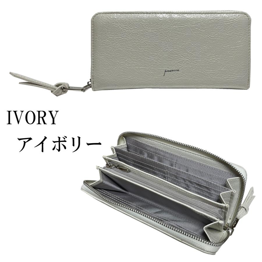 新商品 ピソラロ Pisoraro クラック ラウンドファスナー長財布 ロング