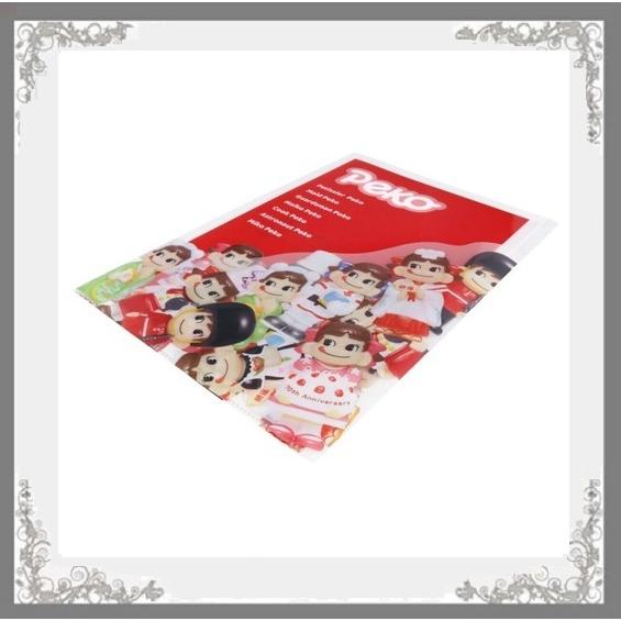 サンスター文具 不二家のペコちゃん クリアファイル ダイカット