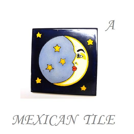 メキシコタイルA テラコッタ 手作りタイル 10cm角x1枚 インテリア DIY