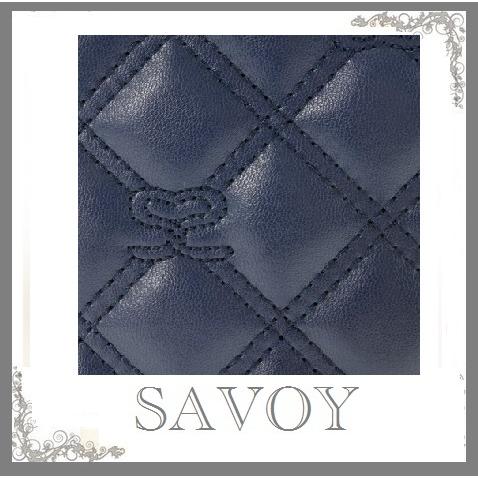 値下　SAVOY　 ロゴキルティング円形バック　母の日プレゼント　SAvOYプレミアムライン　2WAYバック｜pochi-pochi｜11