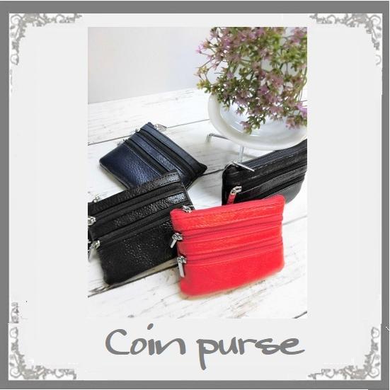 送料無料 本革財布 キーホルダー付き小銭入れ 3連ファスナー リーズナブル小銭入れ ご注文後送料マイナス処理 Sifn 16 Pochi Pochi 通販 Yahoo ショッピング