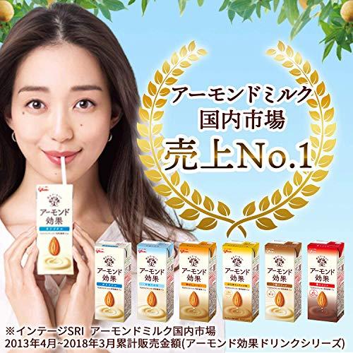 グリコ アーモンド効果 砂糖不使用 アーモンドミルク 200ml×24本 常温保存可能｜pochi-pochipc｜04