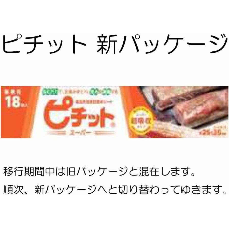 オカモト ピチット スーパー 18枚ロール 魚や肉の食品用脱水シート