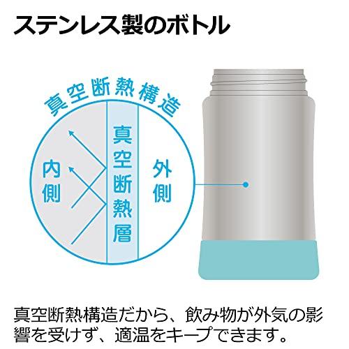 Richell(リッチェル) トライ 保冷ストローマグSD 300mL ライトグレー 7カ月頃から｜pochi-pochipc｜06