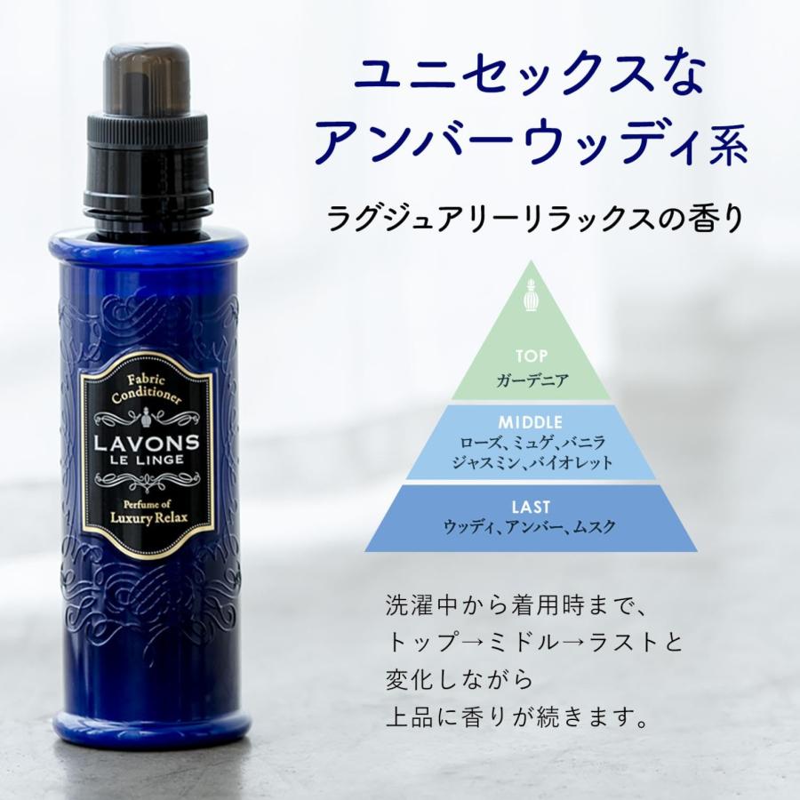 ラボン 柔軟剤 特大 ラグジュアリーリラックス  アンバーウッディ 詰め替え 4倍サイズ 1920ml |  | 04
