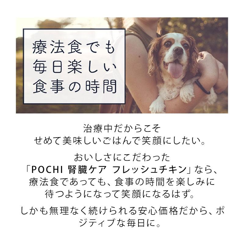 POCHI (ポチ) 食事療法食 ウェット 腎臓ケア チキン 80g×10個 ドッグフード ウェットフード 鶏 低リン 低タンパク｜pochi-tokyo｜11