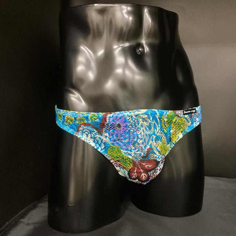 メンズビキニ 男性ビキニショーツ メンズビキニブリーフフ メンズ下着 セクシー下着 メンズメッシュパンツ  ブリーフ ビキニパンツニ レース 蒸れない | ブランド登録なし | 04