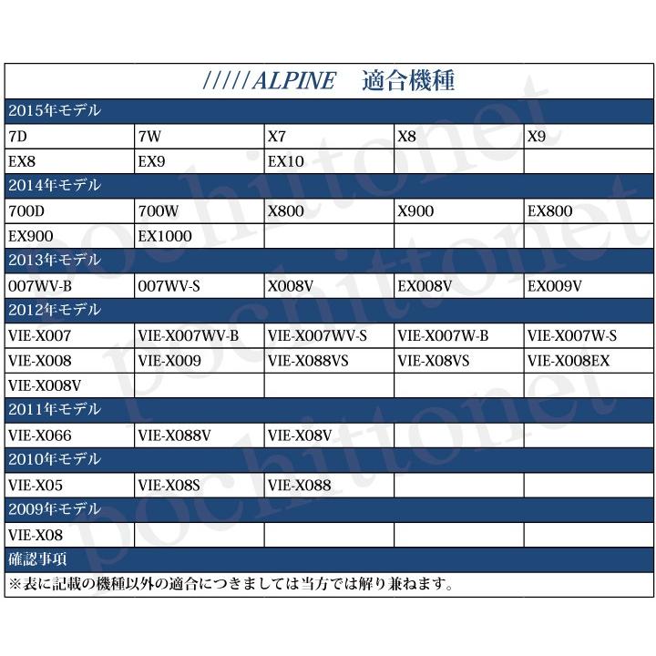 アルパイン バックカメラアダプター リアカメラハーネス RCA 変換 VIE-X05 VIE-X08S VIE-X088 VIE-X08｜pochitto-store｜03