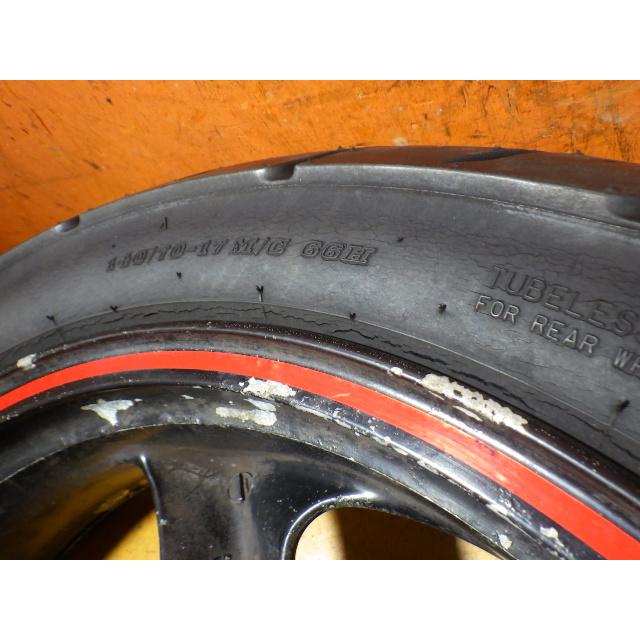 50659 カワサキ ZR250A-036〜 バリオス '93 1型 純正 リアホイール