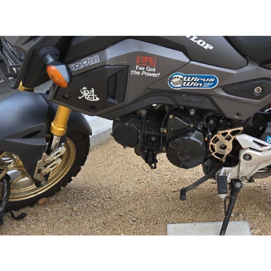 【かず】 53431 ホンダ JC75-100〜 グロム GROM125H '17 社外 アルミ製