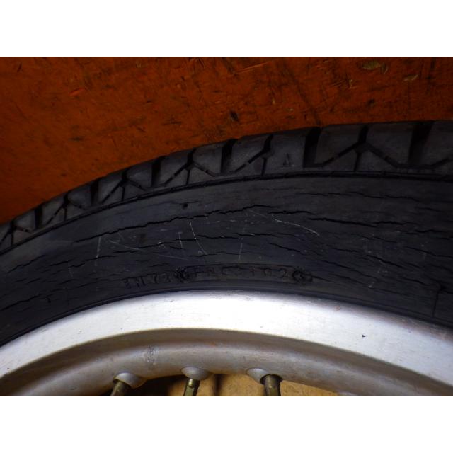 55282 ヤマハ 1JR-329〜 SR400 '94 純正 リアホイール 曲がり無 D.I.D