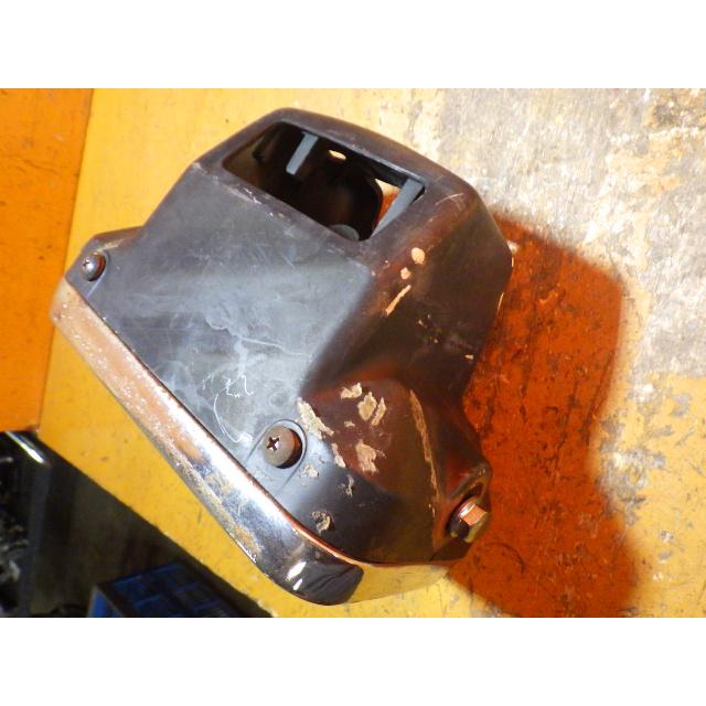 美品HONDA純正部品ヘッドライトケースレンズユニットCG125CB125T 56573 ホンダ JC06-160〜 CB125T '01 12V 純正 ヘッドライト 角目