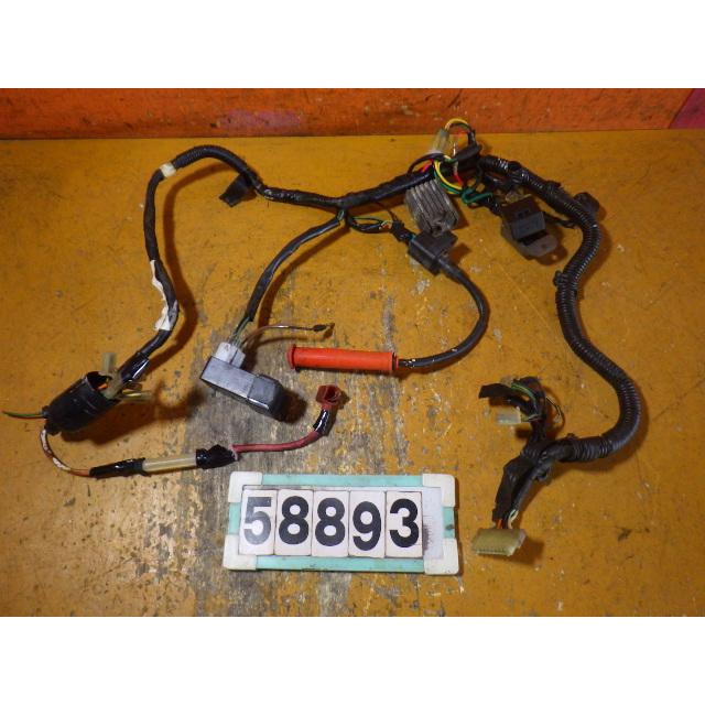 58893 ホンダ MD16-100〜 XLR250R '95 純正 メインハーネス レギュレーター イグナイター 電装一式 動画あり CDI ...
