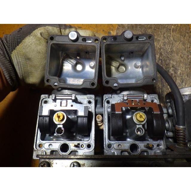 61515 ヤマハ 4KG-004〜 XJR1200 '94 純正 キャブレター 割れ無 ダイヤフラム・内部OK_8