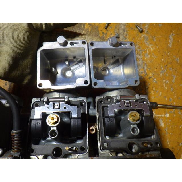 61515 ヤマハ 4KG-004〜 XJR1200 '94 純正 キャブレター 割れ無 ダイヤフラム・内部OK_9