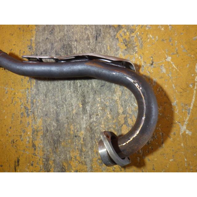 61780 カワサキ LX250V-A00〜 D-トラッカーX '08 純正 エキゾーストパイプ KHI E053 ステンレスエキパイ 凹み無の画像