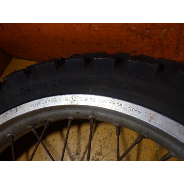 。 63381 ヤマハ 1KH-028〜 セロー225 '87 キック車 純正 リアホイール