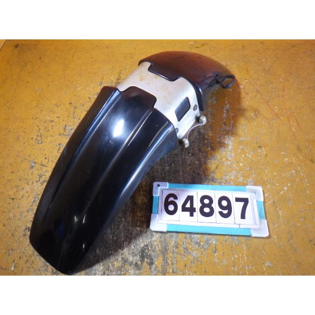 めめ 64897 ヤマハ 2JL-043〜 TW200 '96 純正 フロントフェンダー 割れ無