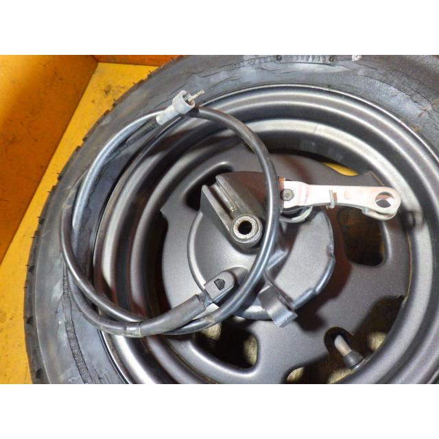 65855 ホンダ AF58-151〜 ズーマー '06 純正 フロントホイール 曲がり