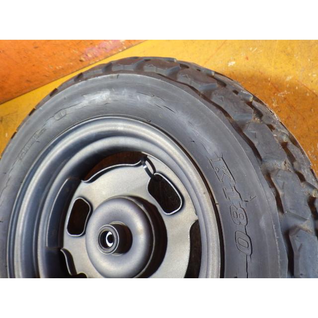 65855 ホンダ AF58-151〜 ズーマー '06 純正 フロントホイール 曲がり