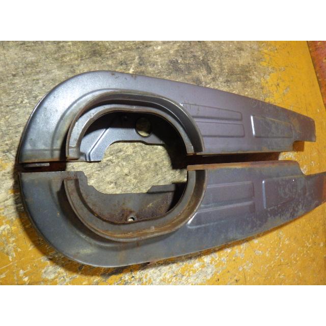 68307 HA03-140〜 CD90 '93 12V 純正 チェーンカバー 上下セット 変形