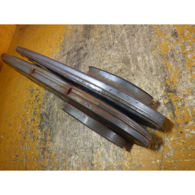 68307 HA03-140〜 CD90 '93 12V 純正 チェーンカバー 上下セット 変形