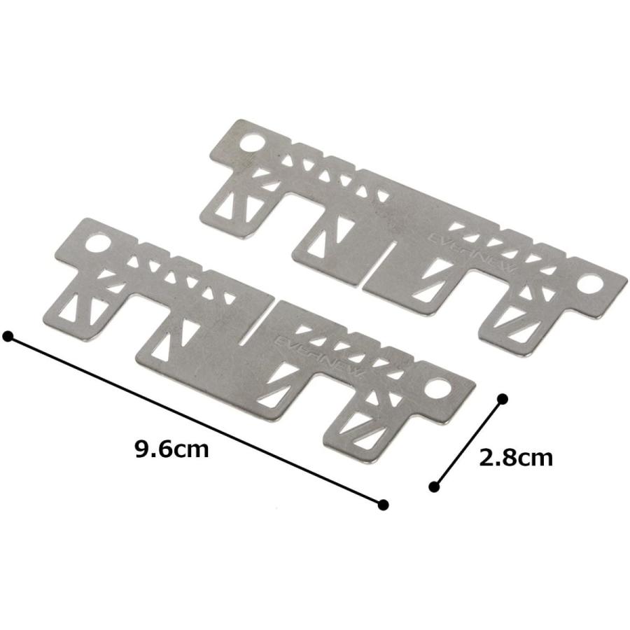 エバニュー(EVERNEW) ALストーブ用チタン十字ゴトク EBY253｜pochon-do｜02