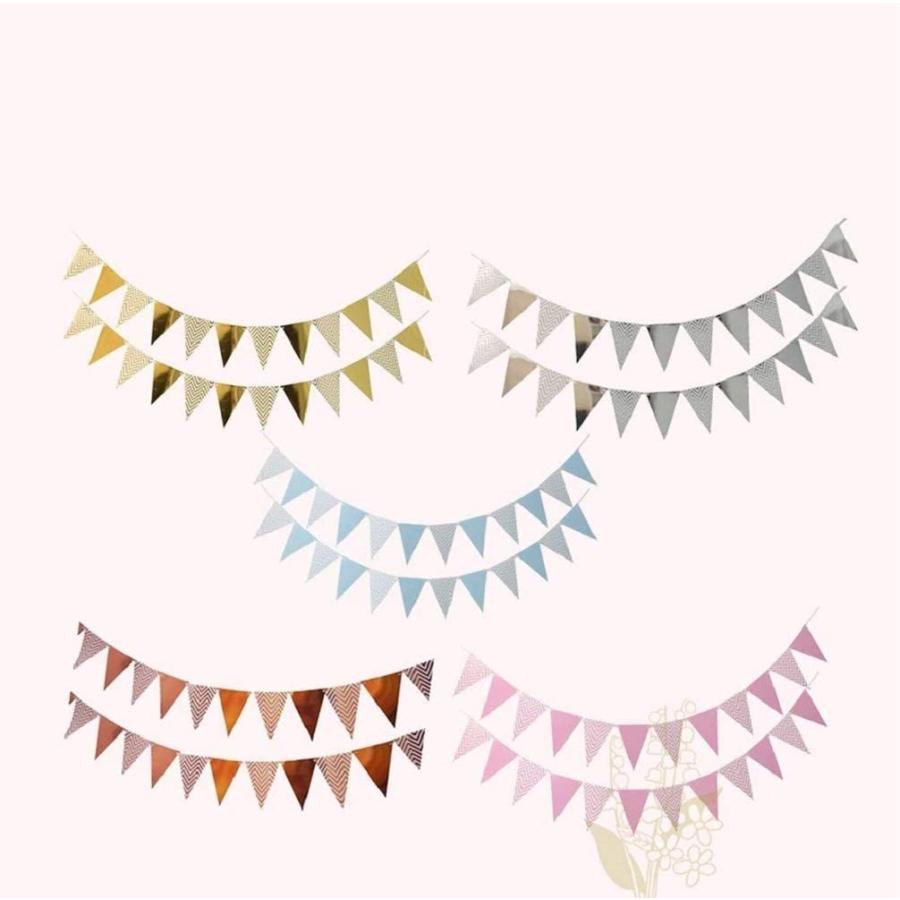 市場 ガーランド フラッグ 飾り付け お誕生日 5本セット パーティー 三角旗 壁飾り