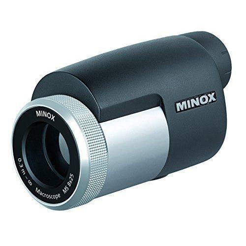 MINOX 単眼鏡 #62206 MS 8倍25口径マクロスコープ 200445 シルバー 8X25 専門ショップ 完成品